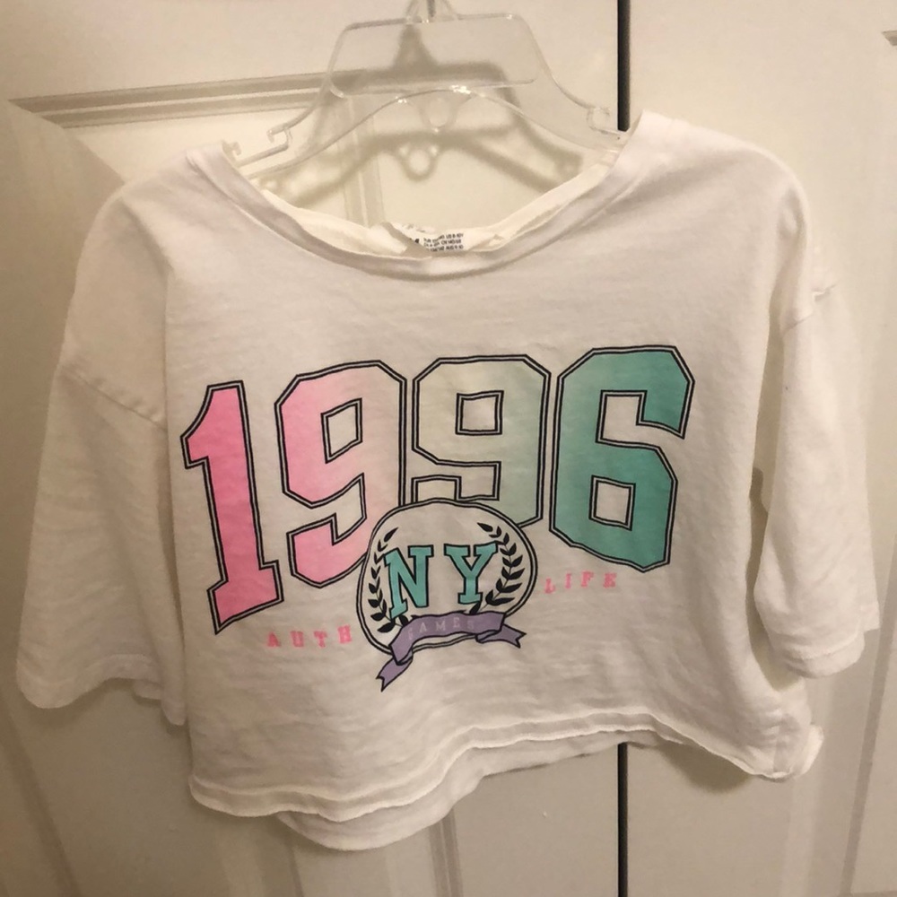 Cropped shirt for kids